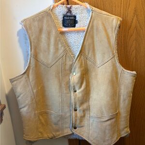 Vintage Vanderbilt Sherpa vest XL